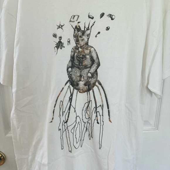 2007 Korn White Untitled Album Promo Rare Band Graphic T Shirt Size Large ‘07 - Picture 2 of 5